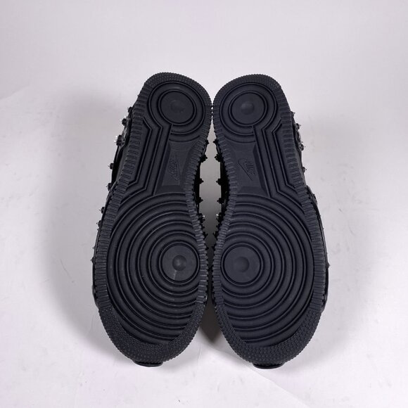 NIKE  x SWAROVSKI Black Retroreflective Crystals Air Force 1 Sneakers - Picture 6 of 11
